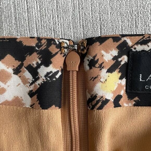 LANVIN Collection Abstract Print A-Line Skirt (38) - Picture 7 of 7